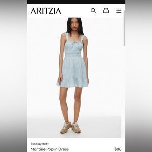 Martine Dress - size large - white